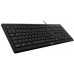 CHERRY STREAM klawiatura Dom/Biuro USB QWERTY Portugalski Czarny, Szary