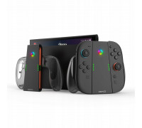 YAXO Charge Grip Set for Joy-Con with charging function Nintenfor Switch 2 Techno black