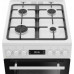 BEKO Cooker | FSM51339DWDS | Hob type Gas | Oven type Electric | Baltas | Plotis 50 cm | Grilling | LED | Gylis 60 cm | 60 L