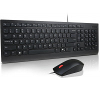 Lenovo Essential Wired Combo Keyboard and Mouse | Keyboard and Mouse Set | Wired | Mouse included | estoński | Black