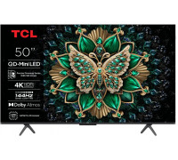 TCL 50Q6C 127 cm (50") 4K Ultra HD Smart TV Wi-Fi Metaliczny
