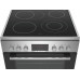 Kuchenka Bosch Serie 4 HKR39C250, Freestanding cooker, Black, Grey, Rotary, Touch, Chrome, Front, 1.2 m