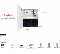 UPS Pulsar HPSB-24V7A-C charger buforowy impulsowy 27,6V/7A/2x17Ah