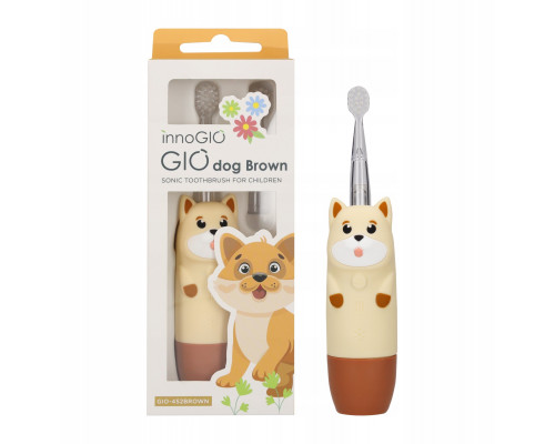 INNOGIO SONICZNA SZCZOTECZKA GIODOG BRĄZOWA GIO-452BROWN