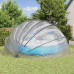 vidaXL Przezroczysta kopuła basenowa 592 x 590 x 275 cm PVC