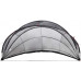 vidaXL Kopuła basenowa czarny 430 x 430 x 210 cm