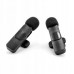 2x Bezprzewodowy Krawatowy USB-C Klips Android Streaming Live Vlog