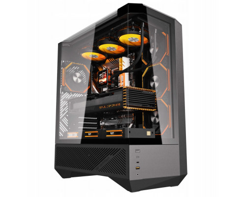 Darkflash DY460 ARGB black + 4 wentylatory