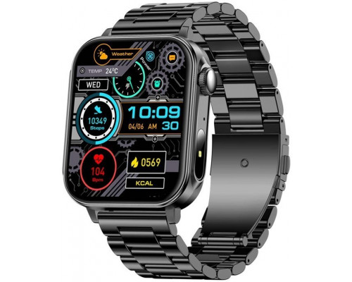 Smartwatch Colmi P80 Black  (P80 Steel Black)