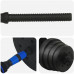 vidaXL Zestaw hantli 2 w 1 Black i blue 121 x 19,5 x 19,5 cm