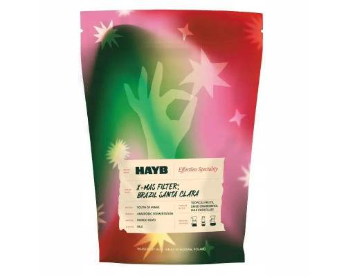 HAYB kawa ziarnista X-mas Brazil Santa Clara Anaerobic Fermentation Filter 250 g