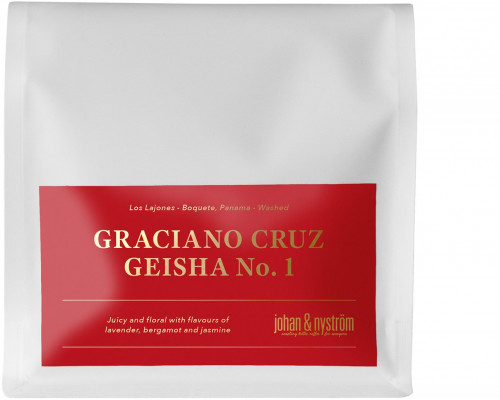 Johan & Nyström kawa ziarnista Panama Los Lajones Geisha No.1 filtrowana 200 g