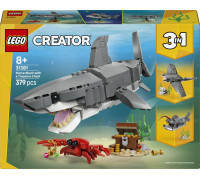 LEGO Creator Groźny rekin i skrzynia ze skarbem (31381)