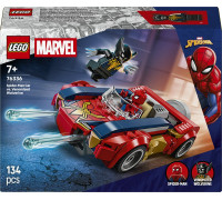 LEGO Marvel Spider-Man w samochodzie kontra zvenomowany Wolverine (76336)