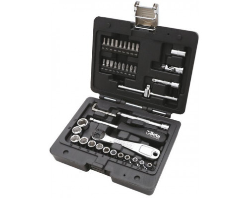 ZESTAW NASADEK 1/4' + BITY I AKCESORIA, 42 CZ.