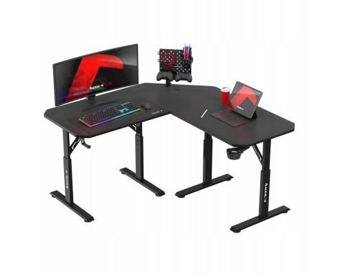 Gaming galds Huzaro Hero 7.3 Black Black 140 cm x 140 cm