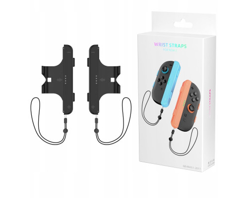 2x Handles Grip Na Joycon Joy-con Pionowy + Pasek Nintenfor Switch 2 / Nsw 2 / Cwith arny