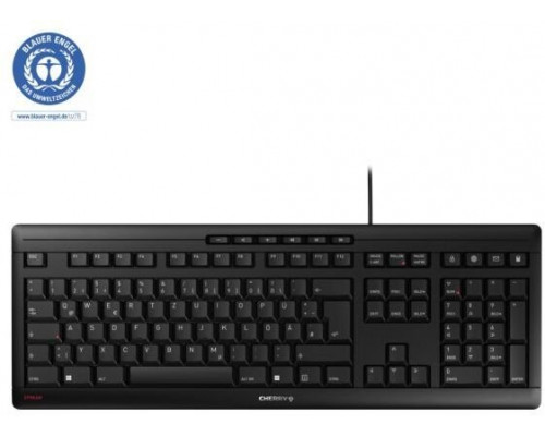 CHERRY JK-8500SL-2 klawiatura Dom/Biuro USB QWERTZ Słoweński Czarny