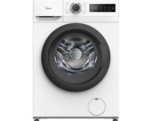 Midea Washing Machine | MF110W70B/W-HR | Energy efficiency class A | Front loading | Washing capacity 7 kg | 1200 RPM | Depth 40 cm | Width 60 cm | Display | LED | Steam function | White