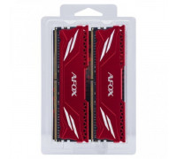 AFOX GAMING DDR4 2X16GB 3200MHZ CL16 RANK1 XMP2 RED AFLD432PS1CAD
