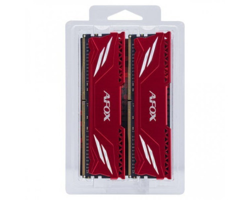 AFOX GAMING DDR4 2X16GB 3200MHZ CL16 RANK1 XMP2 RED AFLD432PS1CAD