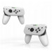 2x Handgrip Handles Pad Na Joy-cony For Nintenfor Switch / Oled / Jys-ns226 / 2x White