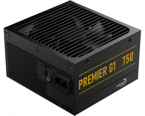 Aerocool Premier G1 80 PLUS Gold Zasilacz, PCIe 5.1, ATX 3.1 - 750 Watt, czarny