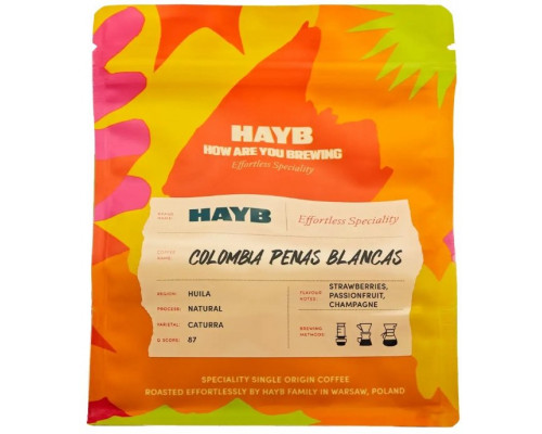HAYB kawa ziarnista Colombia Penas Blancas Filter 250 g
