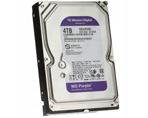 DYSK DO REJESTRATORA HDD-WD44PURZ 4TB 24/7 WESTERN DIGITAL