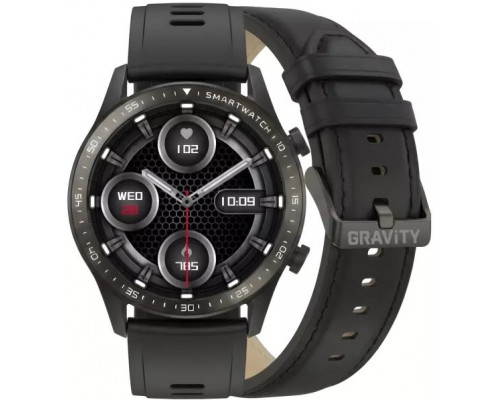 Smartwatch Gravity Black 2 Paski GT10-4