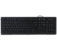 A4Tech A4tech FKS12, multimedialna cicha klawiatura biurowa, CZ/US, USB, czarny