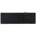 A4Tech A4tech FKS12, multimedialna cicha klawiatura biurowa, CZ/US, USB, czarny
