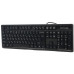 A4Tech A4tech FKS12, multimedialna cicha klawiatura biurowa, CZ/US, USB, czarny
