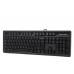A4Tech A4tech FK12, multimedialna klawiatura biurowa, CZ/US, USB, czarny