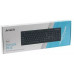 A4Tech A4tech FK12, multimedialna klawiatura biurowa, CZ/US, USB, czarny