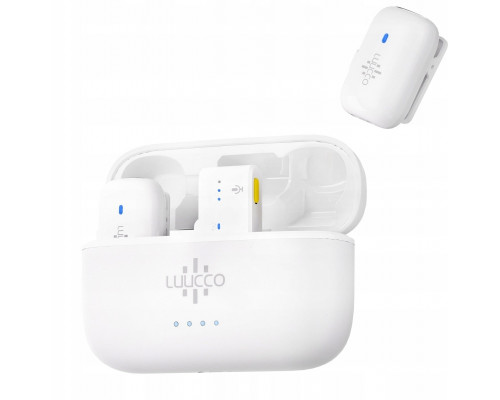 2x Mini Bezprzewodowy Krawatowy 100m Do Telefonu Usb Type-c Usb-c / Minipods K2 / White