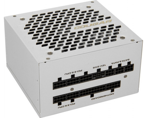 COUGAR GEXX2 1000 SNOW PSU,80 plus Gold, 1000W, Fully Modular, PCI-E 5.0 support, Color - WHITE