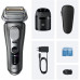 Braun Series 9 Pro+ 9655cc, Foil shaver, Grey, Buttons, Battery, Lithium-Ion (Li-Ion), Built-in battery
