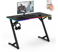 Gaming galds SENSE7 VOLT RGB Black 120x60