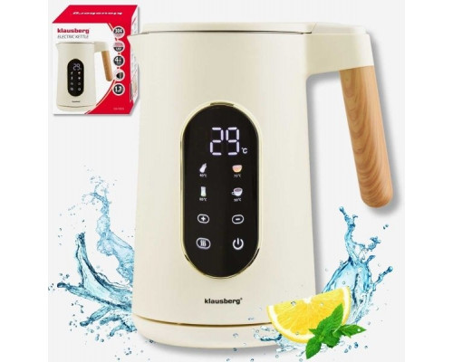 CZAJNIK ELEKTRYCZNY 1,7L KLAUSBERG KB-9005 REGULACJA TEMPERATURY