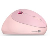 Connect IT CONNECT IT FOR HEALTH LADIES PINK Bezprzewodowa pionowa ergonomiczna różowa