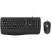 Genius KM-123 zestaw klawiatura przewodowa (USB) Czeska/Słowacka czarna z optyczną myszką