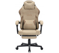 z tkaniny DEUS Edge Beige, podnóżek
