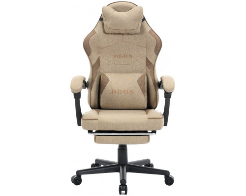 z tkaniny DEUS Edge Beige, podnóżek