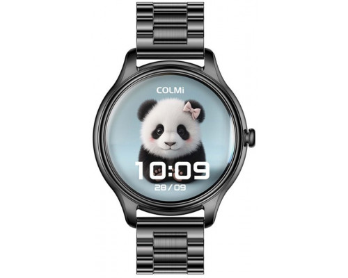 Smartwatch Colmi L28 Black  (L28 Black steel)