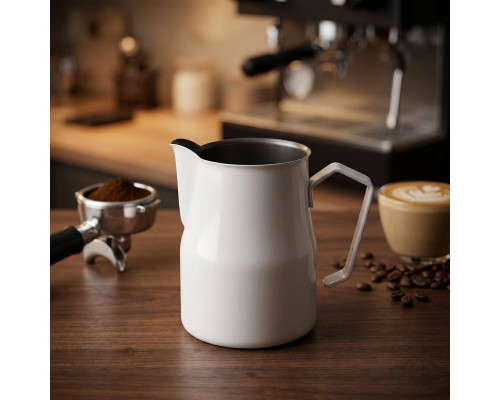 Rhinowares Rhino Coffee Gear - dzbanek do mleka Pro Milk Pitcher 600 ml - White