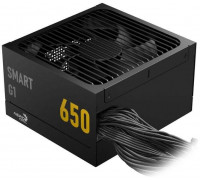 Aerocool AeroCool Smart G1 80 PLUS Gold zasilacz, PCIe 5.1, ATX 3.1 - 650 Watt, czarny