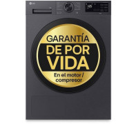 LG LG Dryer Machine | RHX5009TBB | Energy efficiency class B | Front loading | 9 kg | Heat pump | LED | Depth 66 cm | Wi-Fi | Matte black