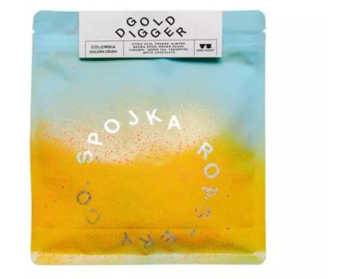 Spojka Spojka - kawa ziarnista Kolumbia Gold Digger Washed Fruit Enzyme Process Omniroast 200 g