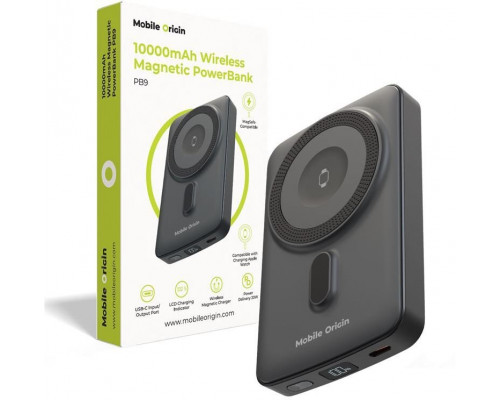 Mobile Origin Wireless Magnetic 10000mAh Black